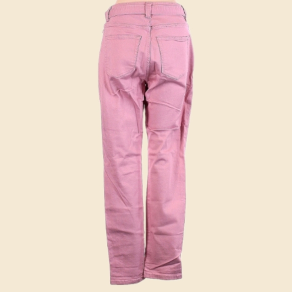 🌸Soho NY and Co. "Super High Waist Tapered Leg" Pink Jeans - Picture 5 of 12